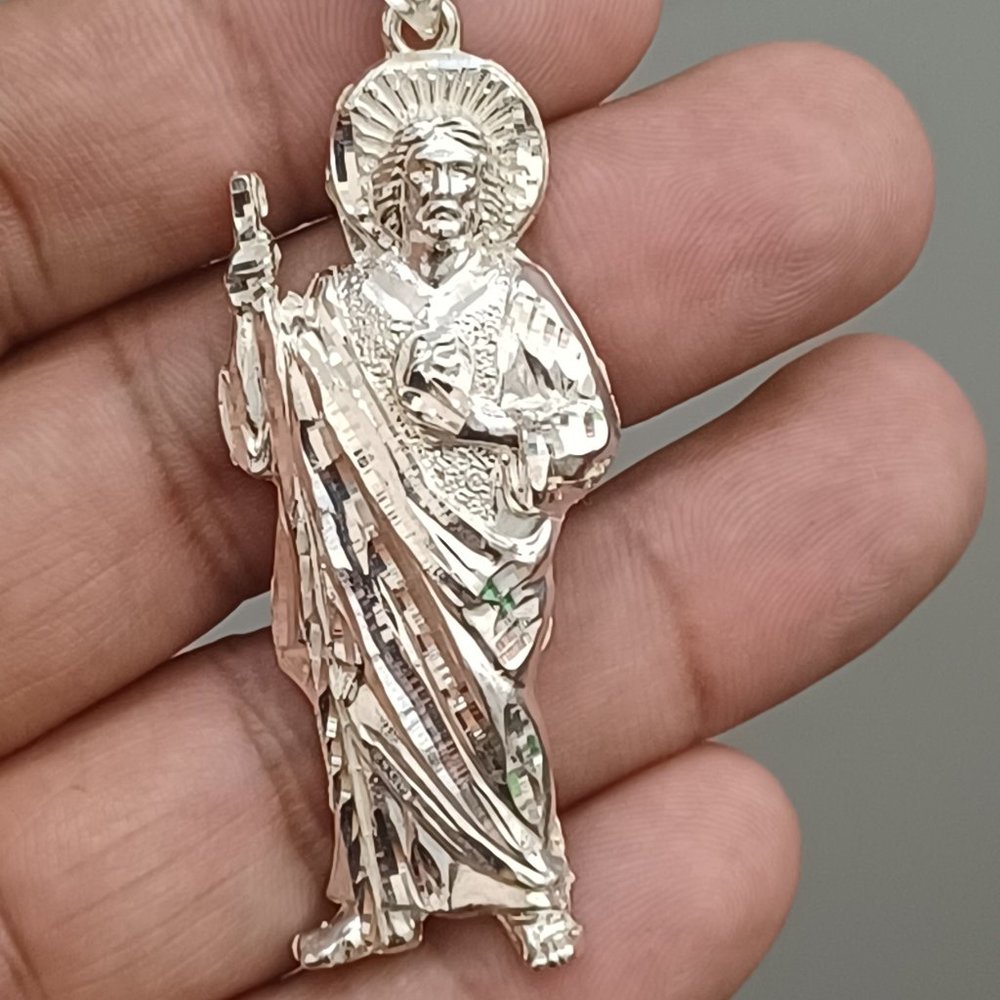 925 Sterling Silver Saint Jude Pendant